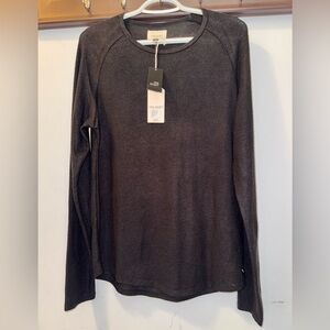 NWT Civil Society Charcoal Knit Men’s Top Size Small